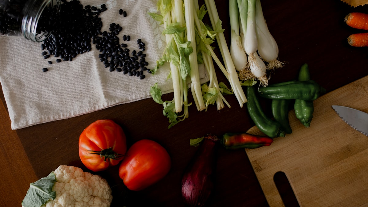 Steamed quinoa and vegetable bowl